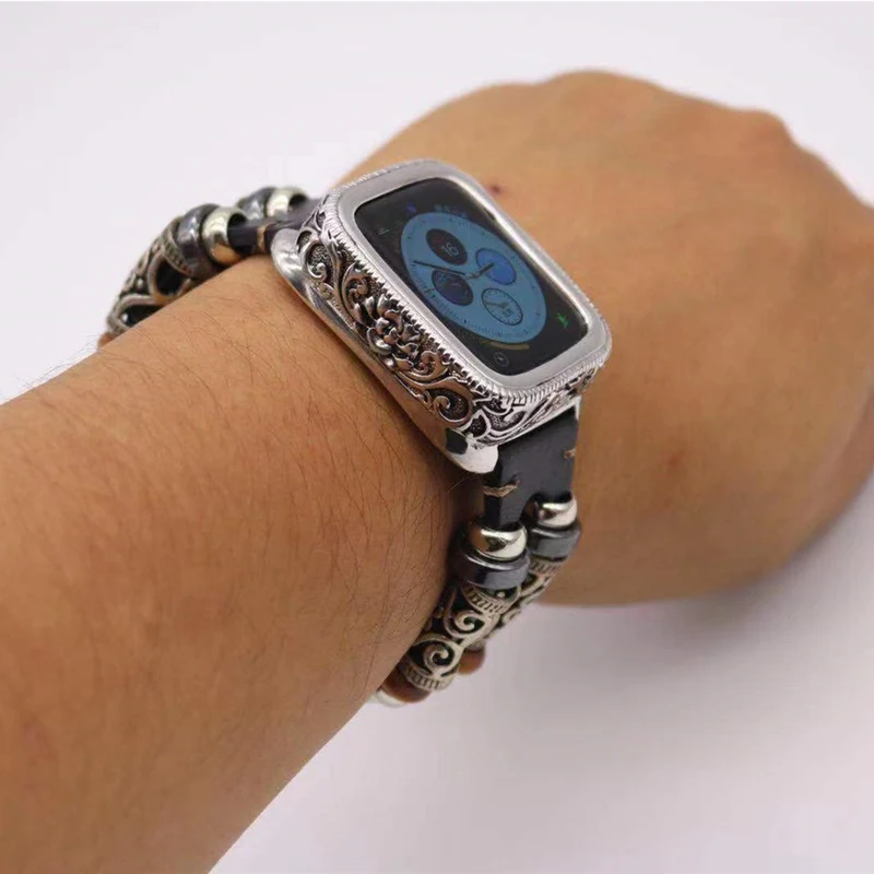 Защитный чехол для Apple Watch, Премиум металлическая броня, серия 5, 4, 3, 2, прочный Чехол для iWatch 44/40/42/38 мм, противоударный чехол-бампер