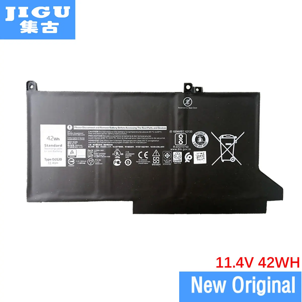 JIGU Original Laptop Battery For Dell PGFX4 DJ1JO For Latitude 12 7000 12 7280 12 7480 11.4V 42WH JIGU Original Laptop Battery For Dell PGFX4 DJ1JO For Latitude 12 7000 12 7280 12 7480 11.4V 42WH