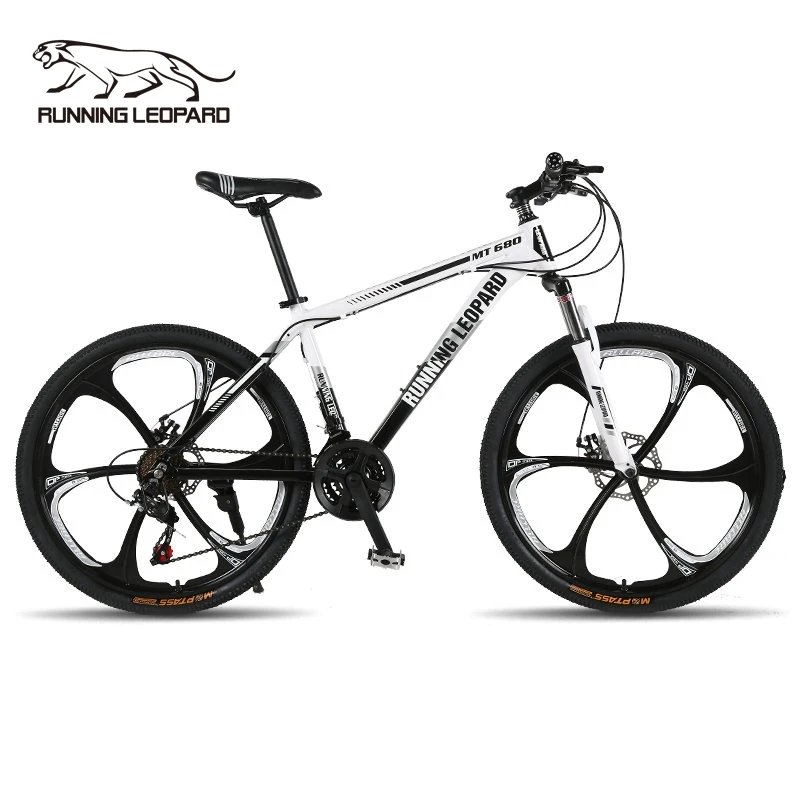 Горный велосипед Running Leopard колеса 26 дюймов сталь 21 скорость двойные дисковые