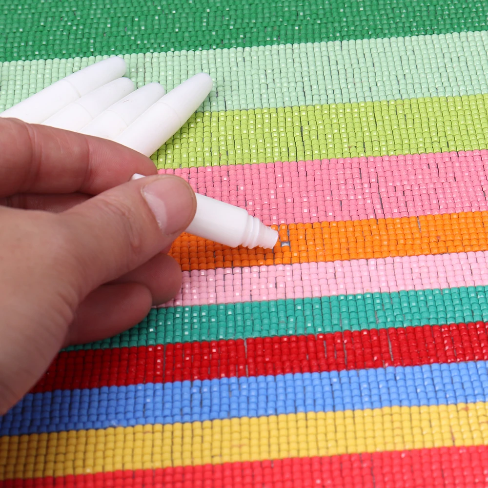 

6 шт., нетоксичный клей для алмазной живописи, 3 мл