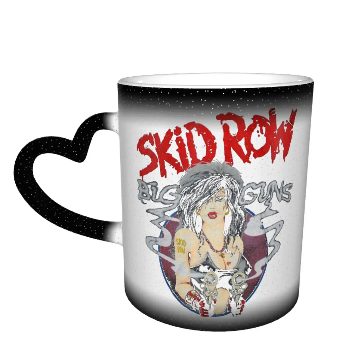 

Metal Rock Mug Office The Changes Color Mug Creative Classic Pottery Cups