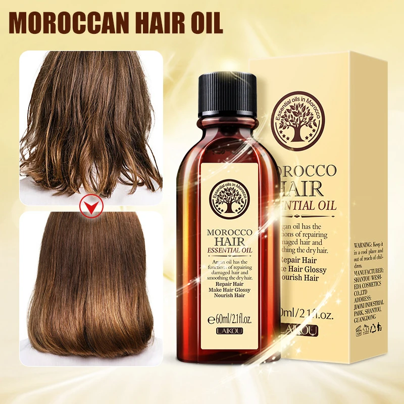 

Hair Care Moroccan Pure Argan Oil Moisturize Increase Gloss Hair Oil Easily Absorbed Leave-in Hair Care Essential FRE-Dr