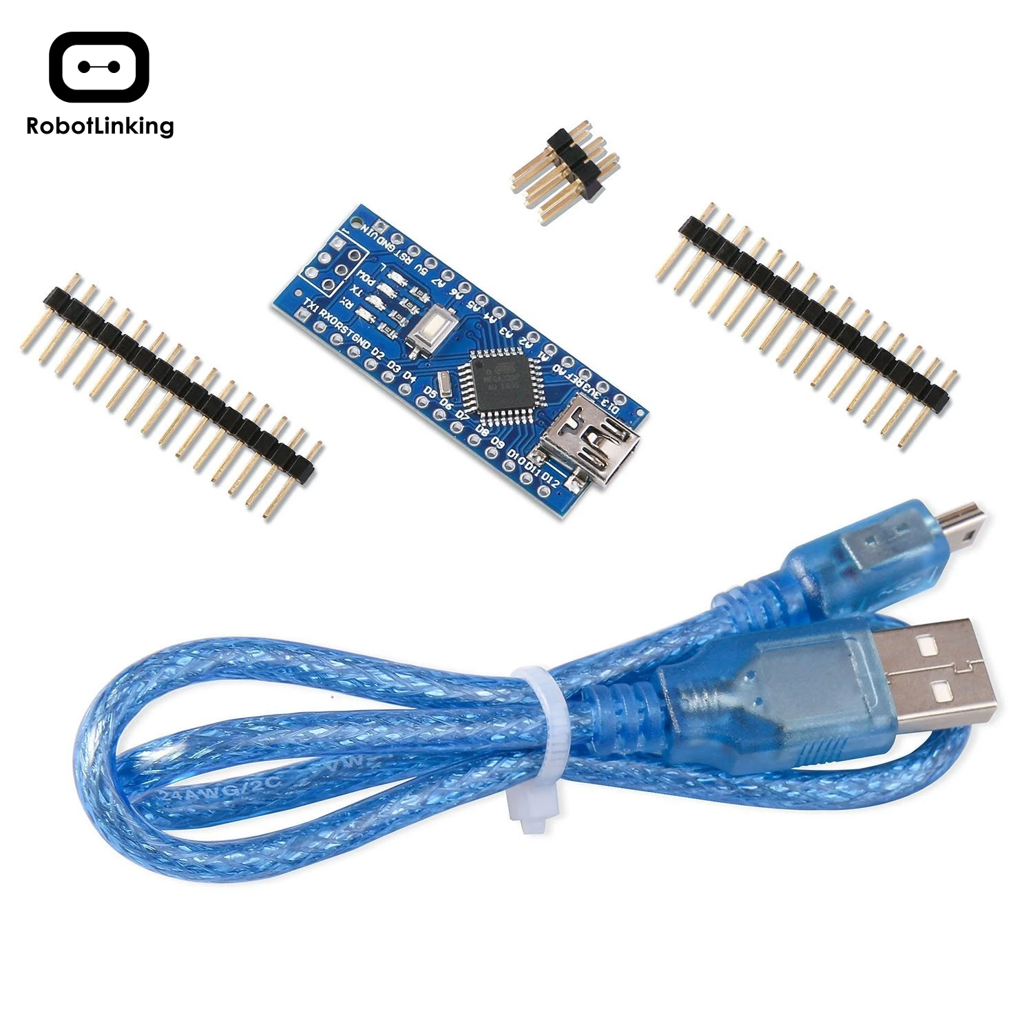 Для Arduino Nano V3.0 плата CH340/ATmega328P с USB кабелем совместима (Nano x 1 + кабель)|controller drivers|controle