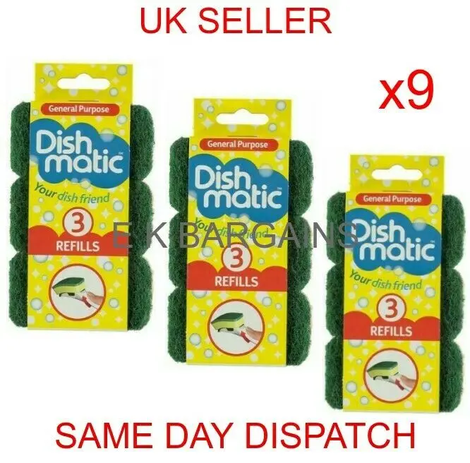 

Сменные головки DISHMATIC X9 универсальные зеленые Быстрая доставка Новинка