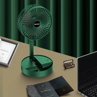folding telescopic fan shaking head portable usb mini table desktop floor power bank humidifying spray fan