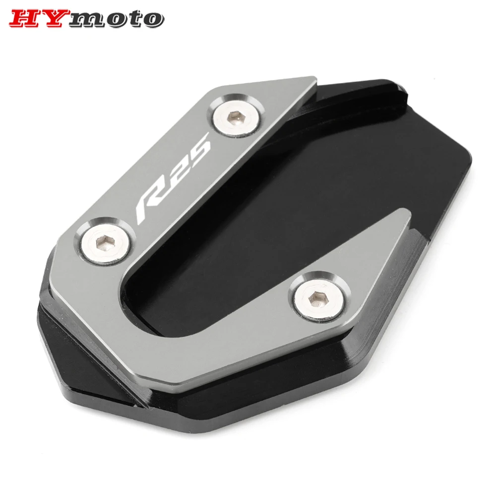 For YAMAHA MT03 MT25 YZFR3 YZFR25 MT 03 25 YZF R3 R25 2014-2020 Motorcycle Kickstand Foot Side Stand Extension Pad Support Plate |