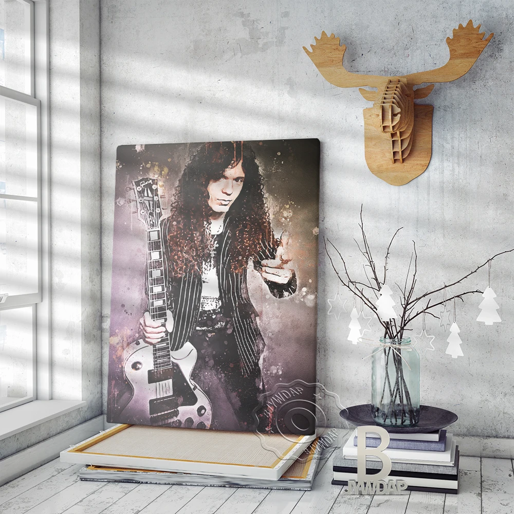 

Marty Friedman Guitarist Poster, Megadeth America Thrash Metal Band Wall Picture, Heavy Metal Rock Fans Collect Home Wall Decor