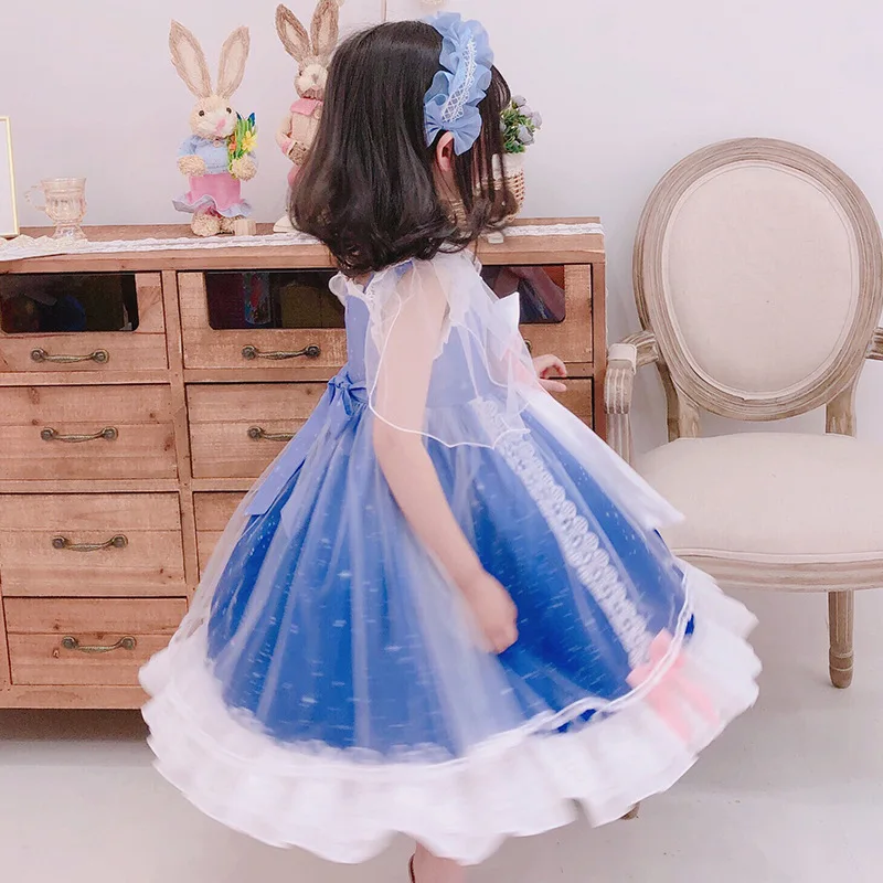 

Kids Boutique Dress For Girls Children Spanish Palace Frocks Girl Baby Birthday Party Clothes Toddler Lolita Princess Bjj001