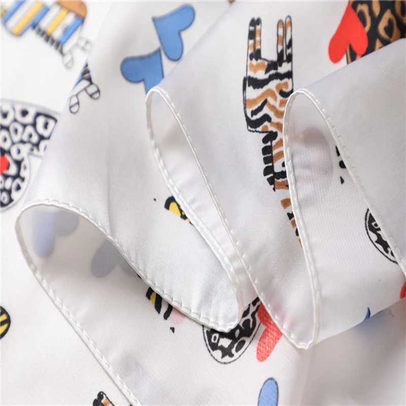 Женский шелковый шарф новинка 2020 квадратный платок женские шарфы для волос на