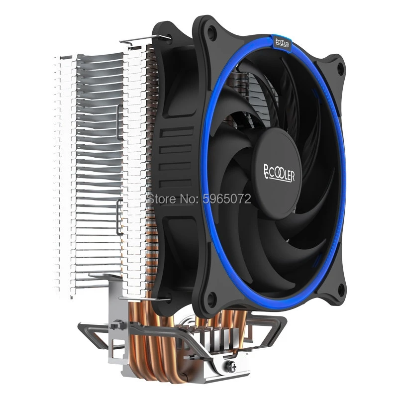 

pccooler GI-UX4 Pc Cpu Processor cooler fan 120mm cooling Radiator computer components heatsink for Intel LGA 775/115X AMD am4/3