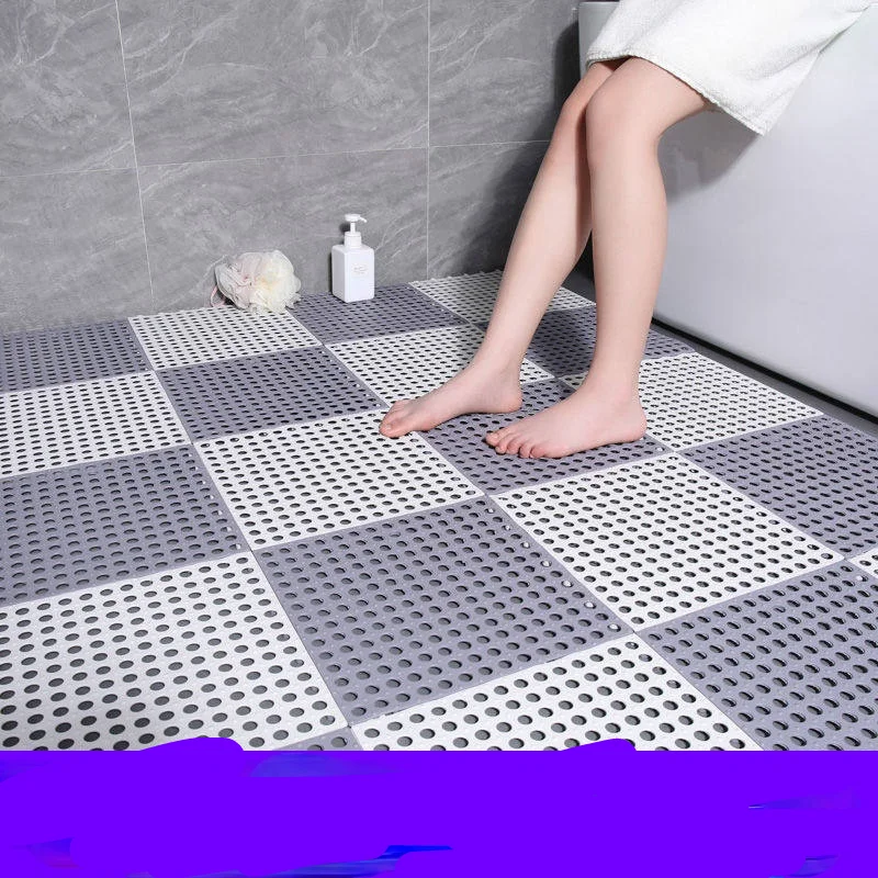 

Bathroom Non-slip Mat Stitching Can Be Cut Shower Mat Bathroom Toilet Toilet Household Alfombras Para Baño