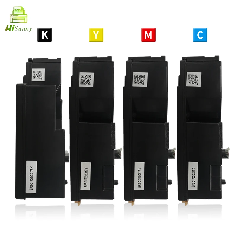 Картридж с тонером S050614 S050613 S050612 S050611 для Epson AcuLaser C1700 C1750 C1750N C1750W CX17 CX17NF|Картриджи