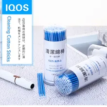 100 шт./Набор хлопковых палочек для очистки бутылок инструменты IQOS
