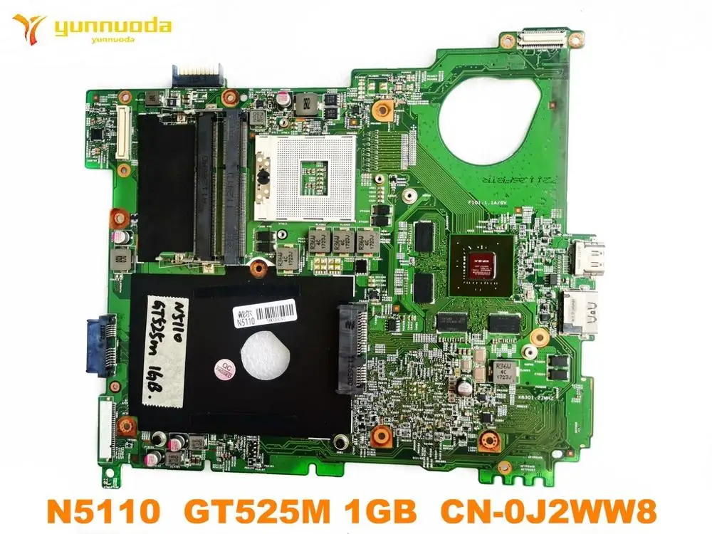 Оригинальный Для DELL N5110 Материнская плата ноутбука GT525M 1 ГБ CN-0J2WW8 испытанное