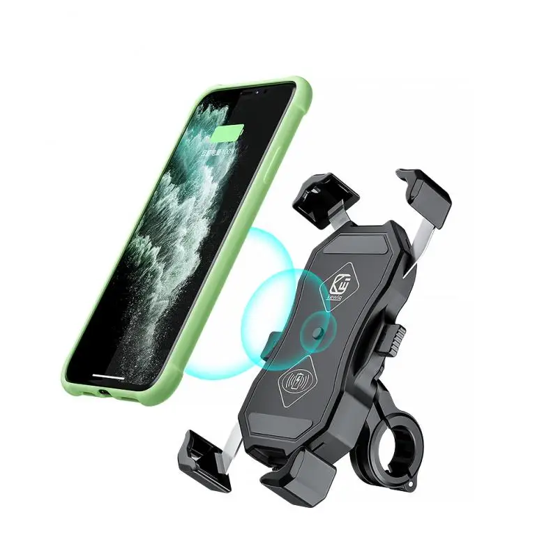 

2IN1 15W Wireless Charging Phone Bracket Motorcycle Wireless Charging USB Line Charging motorcyle Riding Navigation Holder