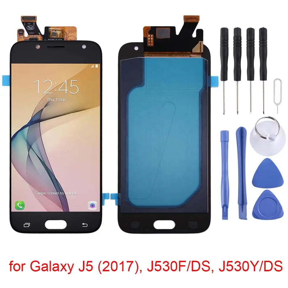 Pantalla LCD Original y digitalizador, montaje completo para Samsung Galaxy J5, ajuste de brillo-1