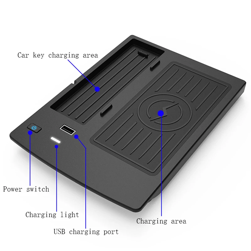 10 Вт QI автомобильное беспроводное зарядное устройство для телефона Быстрая