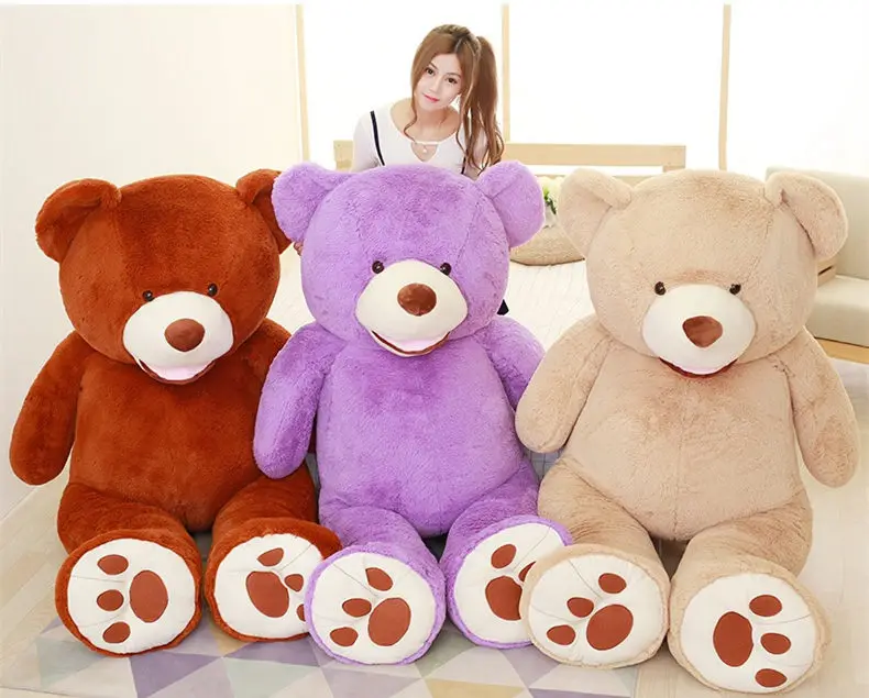 

[Funny] Full filled Large size 130cm Giant America bear doll toy animal teddy bear stuffed plush toys soft doll child adult gift