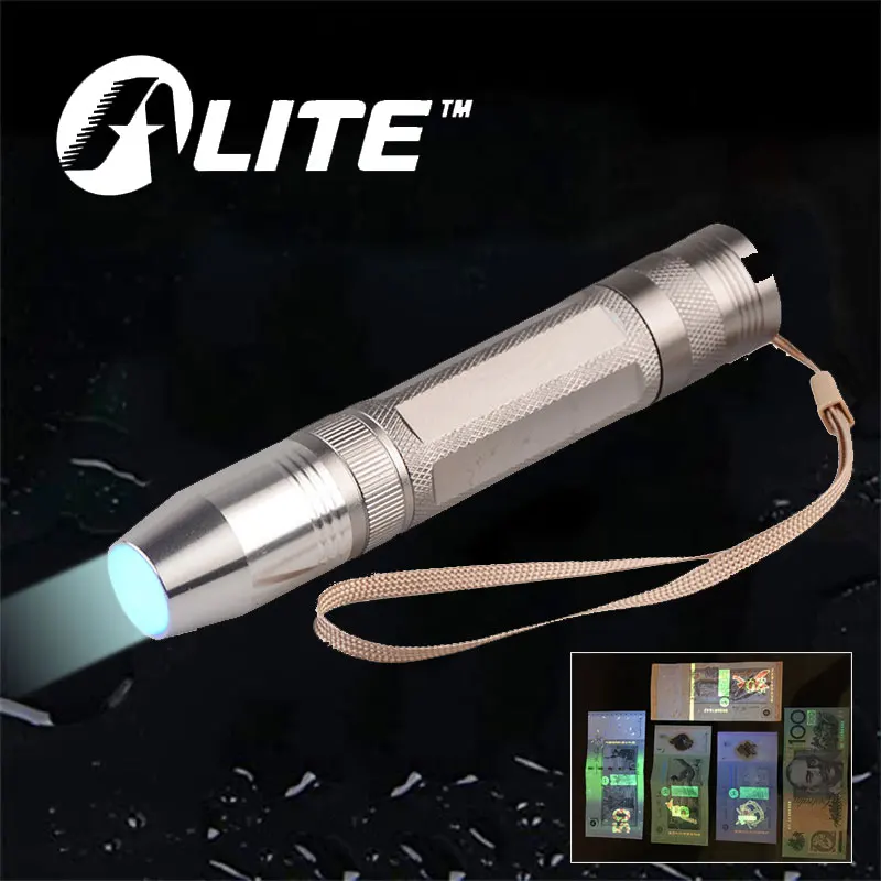 TMWT 2 режим высокого Мощность 3 W 365NM 395NM УФ ультрафиолетовый Blacklight Jade фонарик|jade