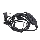 Гарнитура BAOFENG с двумя PTT, наушники с микрофоном для рации Baofeng UV-82 UV 82 Plus UV-82HP GT-5TP