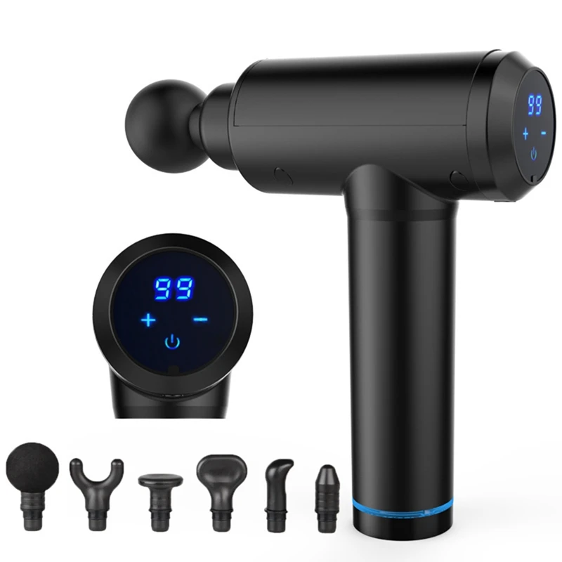 Deep Tissue Percussion Muscle Massager,30 Speed Level, Back Neck Head Handheld Hammer Massager for Athletes-US Plug