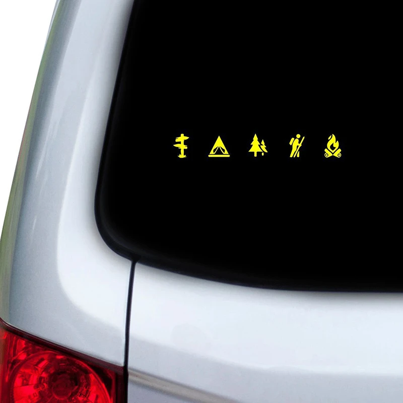 Автомобиль и Авто Наклейка Кемпинг Значки Стикеры милые интересные модные