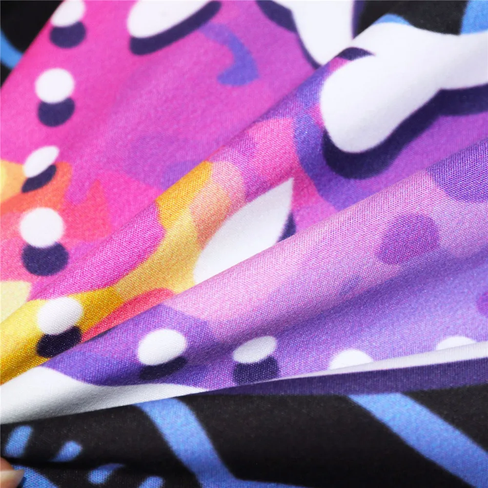 Набор постельного белья в стиле бохо с 3D мандалой и слоном пододеяльник