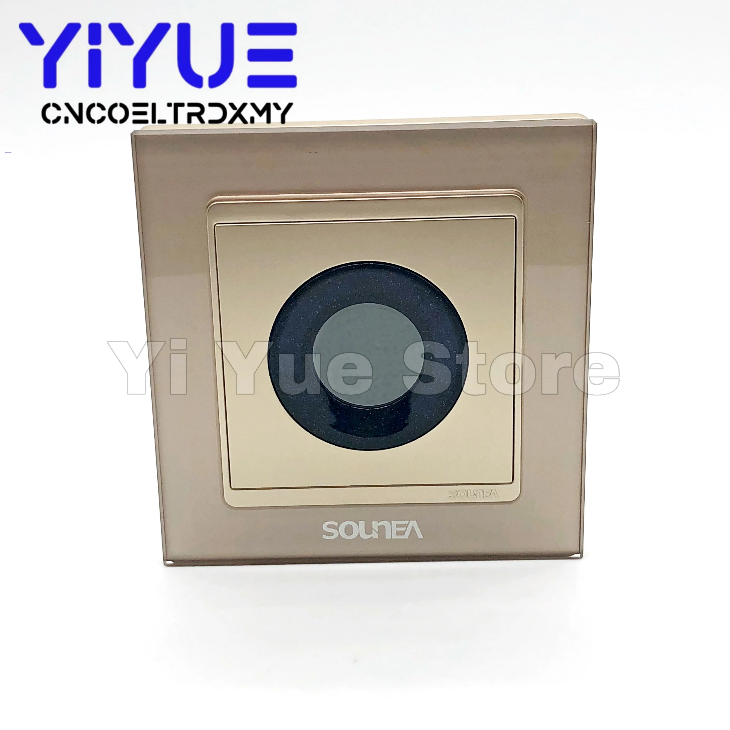 

Touch Switch 220V Lamp Touch Sensor Switch AC220V Wall Touch Screen Switch champagne Crystal Glass Panel