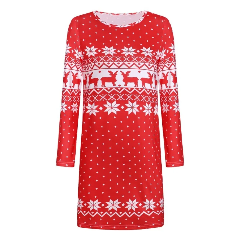 

2019 Autumn and Winter Long-Sleeved Women's Knitted Dress Sweater New Large Size Dress Sweater Skirt Sweater Dress