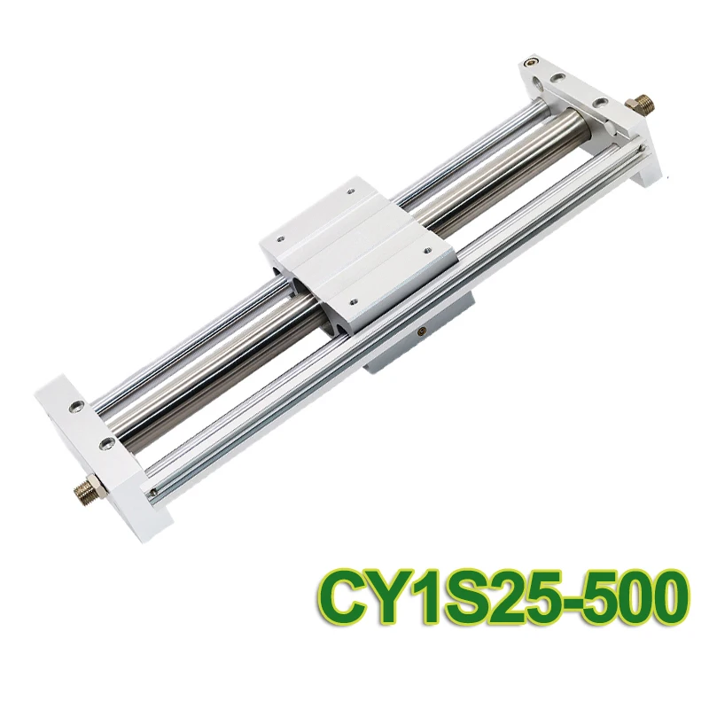 

CY1S25-500 SMC type CY1S CY1B CY1R CY1L series 25mm bore 500mm stroke Slide Bearing Magnetically Coupled Rodless Cylinder