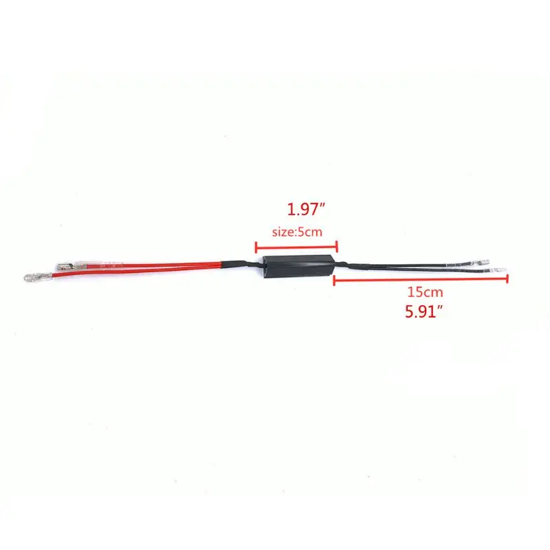 

4PCS Motorcycle Flasher LED Signal Turn Light Decoder Lamp Indicator Resistor Adapter 21W26