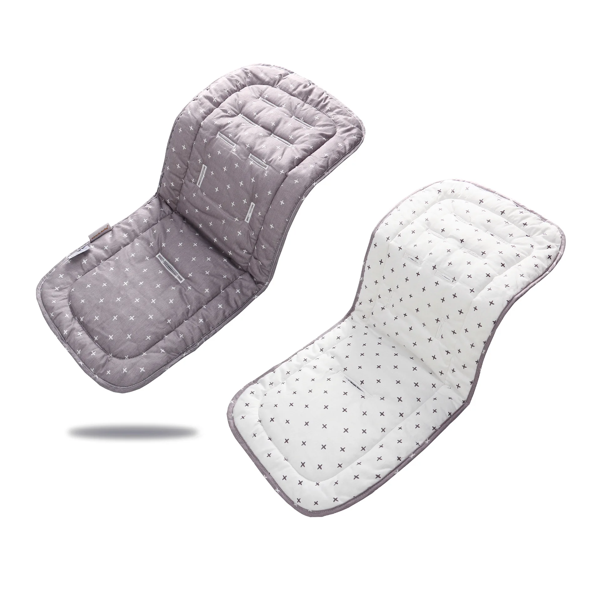 

Cotton Baby Stroller Seat Cotton Soft Child Dining Chair Universal 4 Seasons Prams Cart Mat Infant Cushion Buggy Pad Crib Sleep
