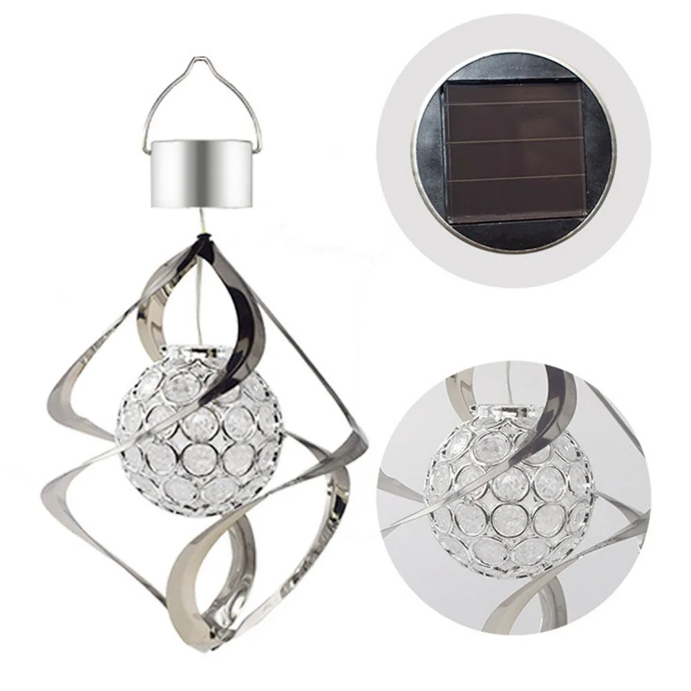 Светодиодный уличный фонарь на солнечной батарее с защитой от ветра