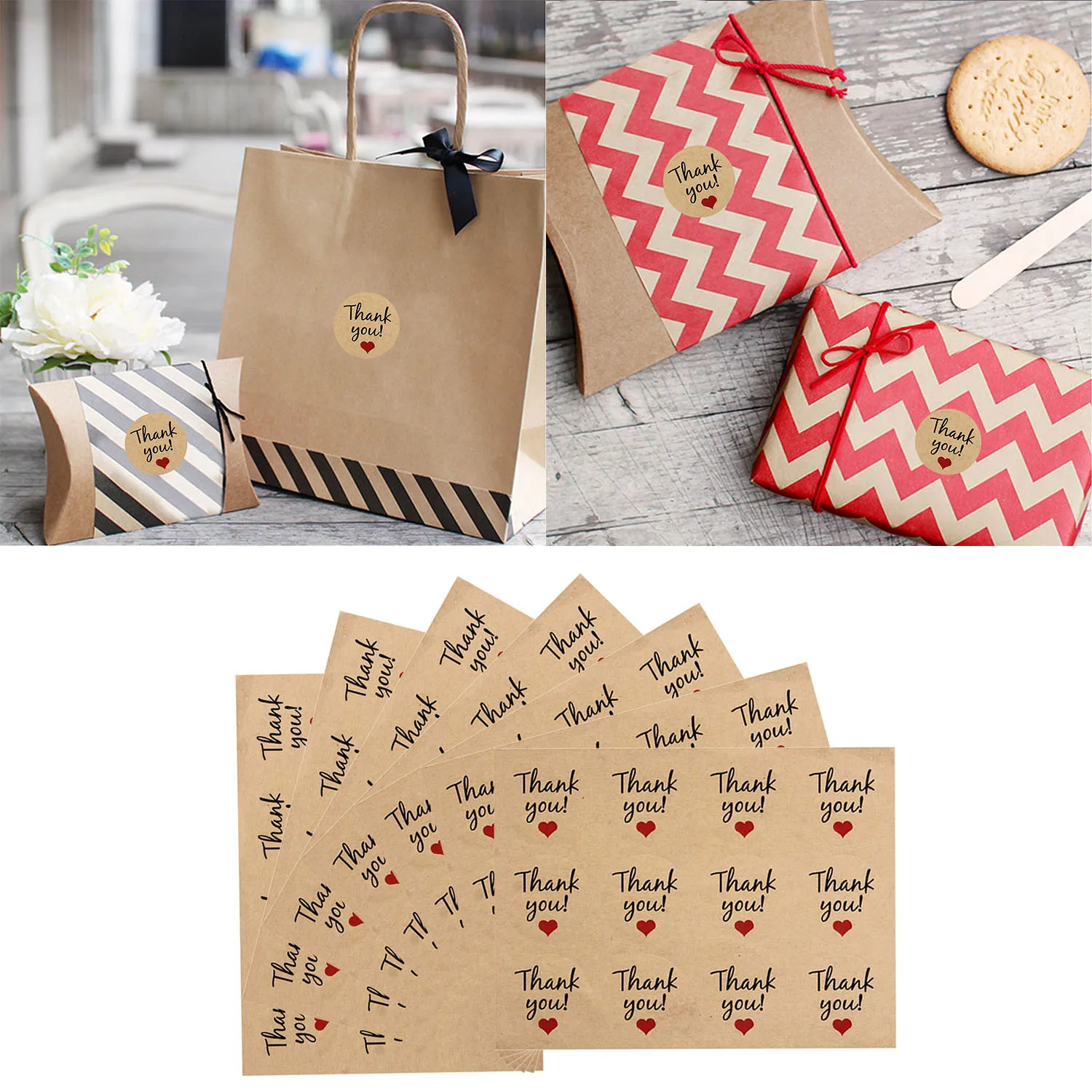 Behogar 180 шт клейкие наклейки для этикеток Свадебные праздничные принадлежности