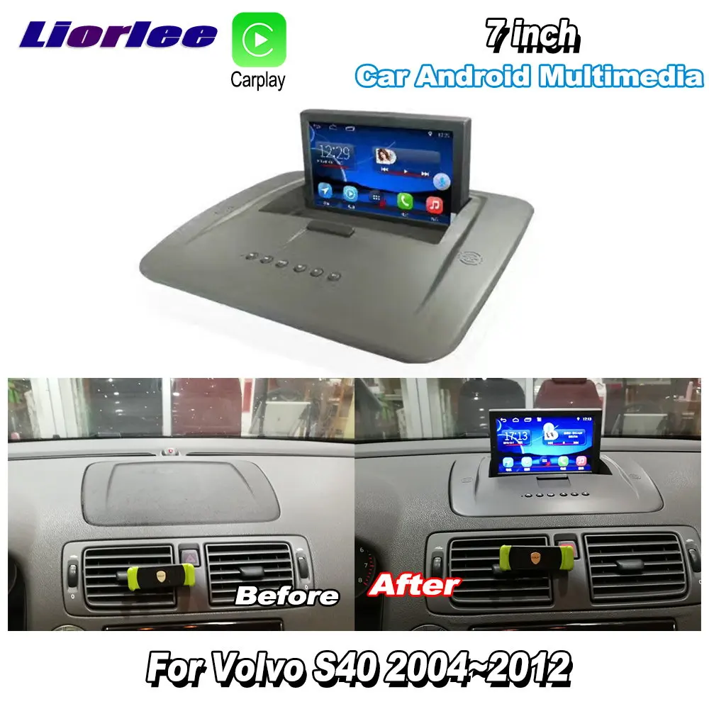 

For Volvo S40 2004-2012 Car Android GPS Navigation Player Radio Stereo Multimedia HD Screen No CD DVD