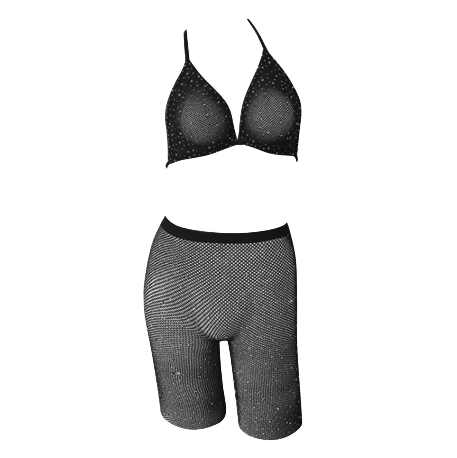 Женский сексуальный комплект нижнего белья раздельная маленькая сетка горячее