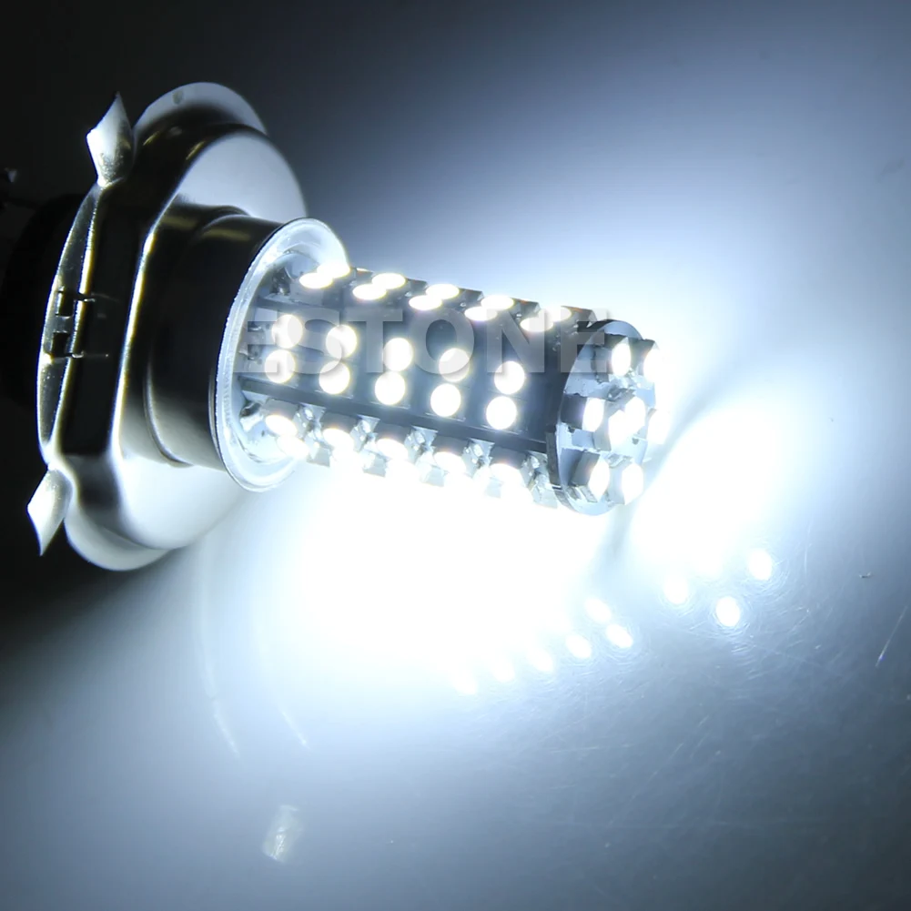 

H4 3528 68-SMD LED 6500K 310-Lumen White Fog Light Bulb Headlight Car DC 12V 23GC