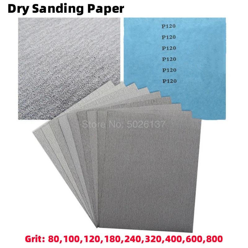 1 шт. 80 800 зернистость квадратная против засорения сухая Песочная бумага белый