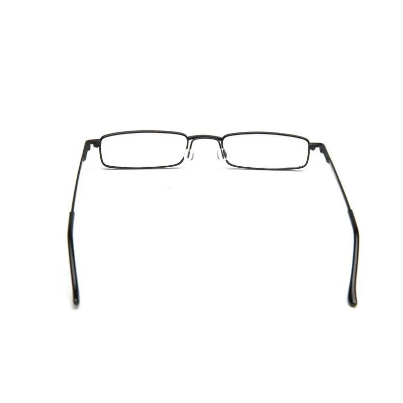 Slim Tube Cases Reading Glasses Men Women Metal Small Frame Clear Lens Portable Hangable Pocket Presbyopic Glasses Accessories
