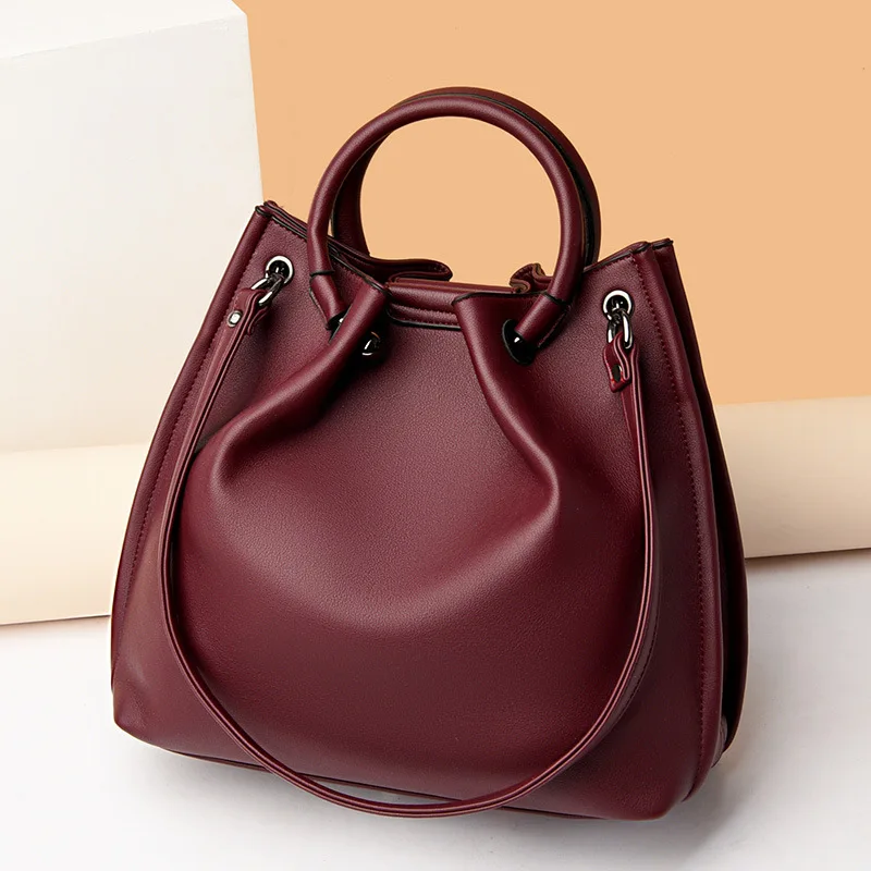 

Women's bag new bucket bag women's commuter chain Tote Bag single shoulder cross carry bag purses and handbags luxury designer