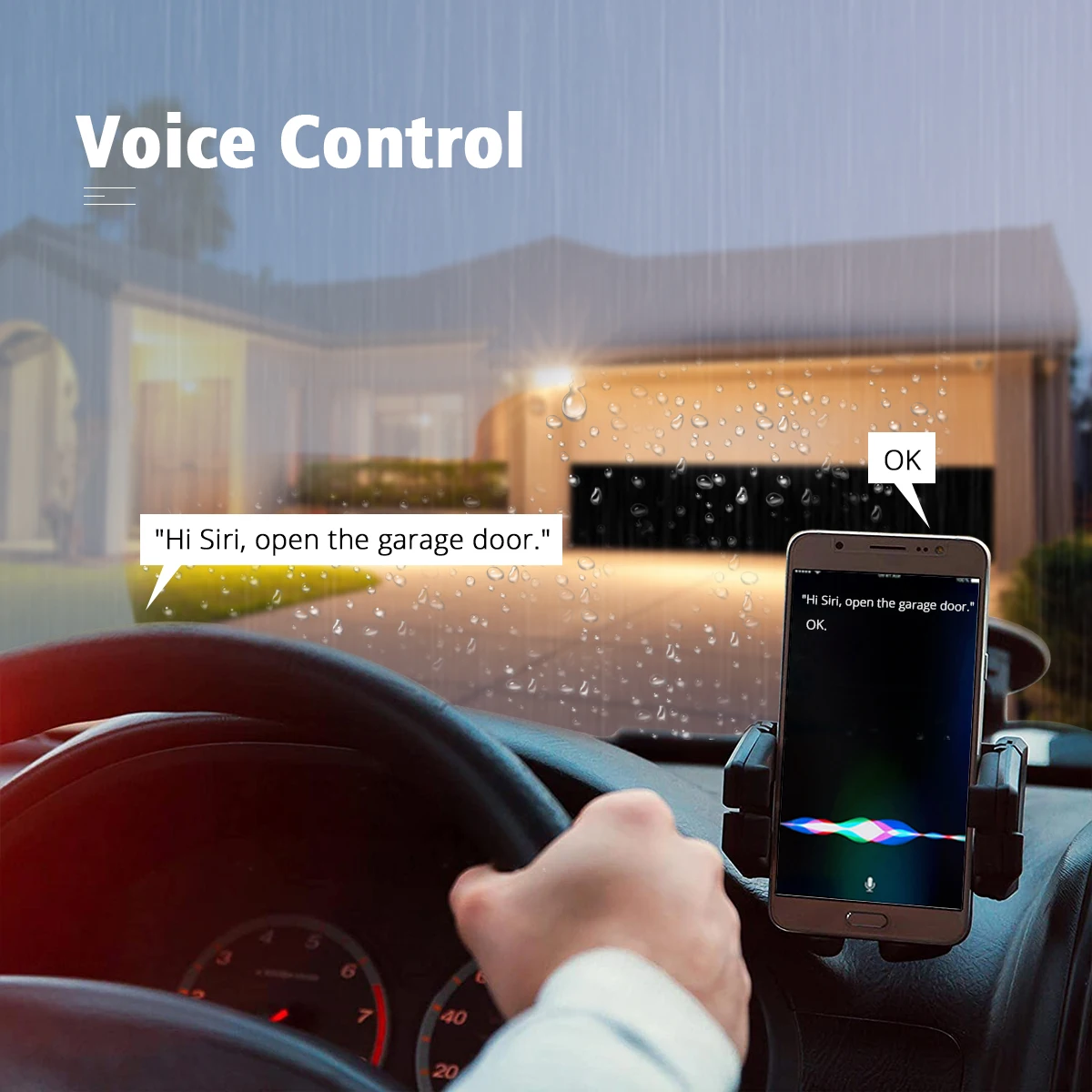 Умный коммутатор Apple HomeKit Wi-Fi Автоматическая гаражная дверь Siri голосовое