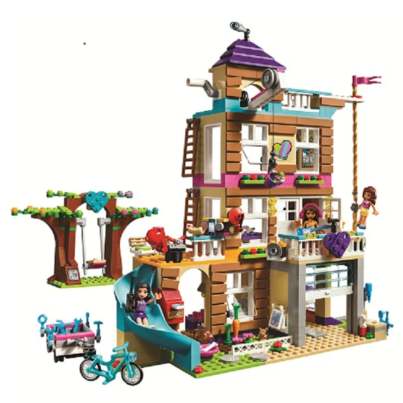 10859 серия друзей девочек хип дом Legoings Строительные блоки Набор игрушек DIY