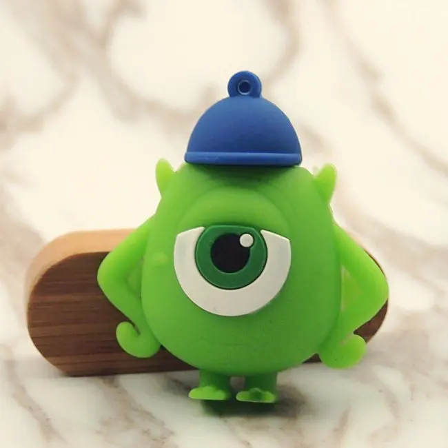 Одноглазый микрофон флешдрайв Университет Монстров usb флэш 64 Гб Флешка 32 карта