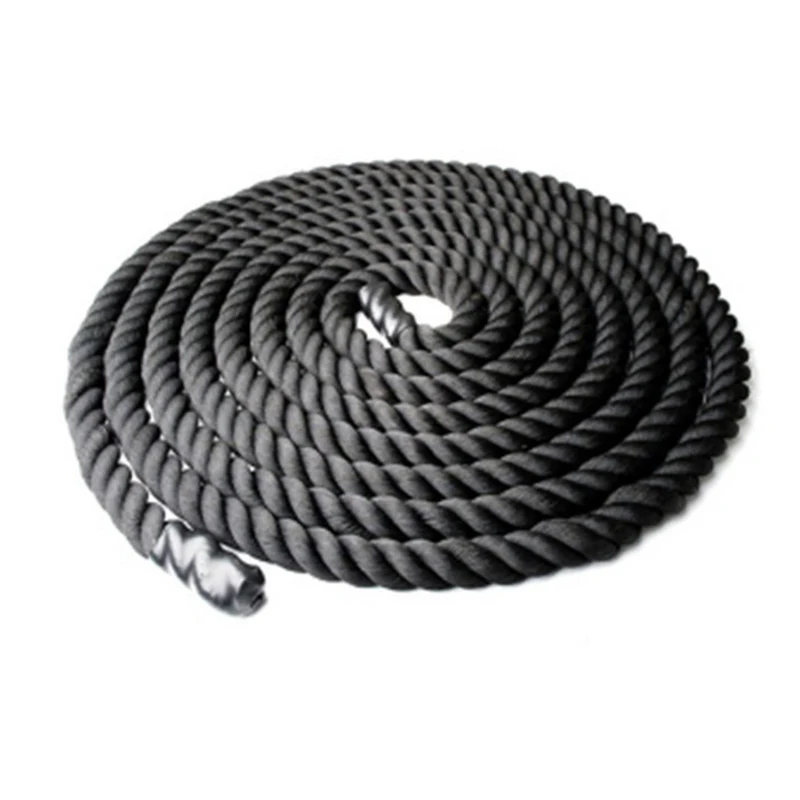 Bodybuilding 12m/15m Battle Rope Exercise Workout Strength Cardio Training Undulation Home Fitness Black HWC | Спорт и развлечения