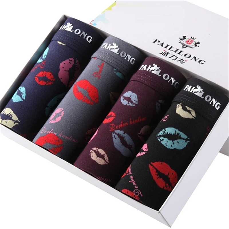 Боксеры мужские 4 шт./лот мягкое нижнее белье трусы из модала 24 цвета L 4XL|Мужские