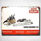 Жестяной знак, новый алюминиевый знак Sachs Dolmar, ручная репродукция, металлический знак