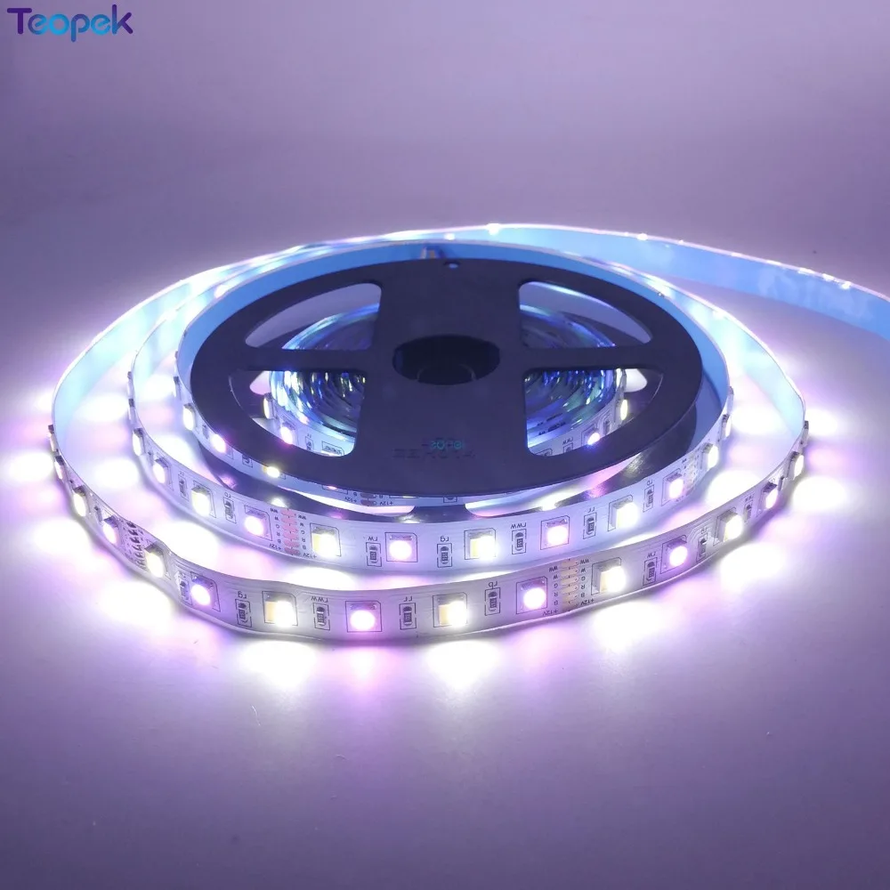 RGB CCT светодиодный светильник 5050 RGB+ двойная белая светодиодная лента e праздничное украшение светодиодный светильник s 12 v/24 V 12MM PCB 5m