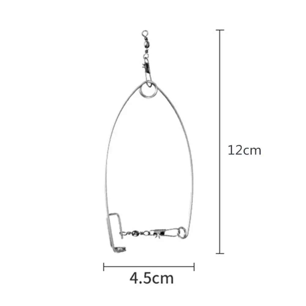 

5Pcs Automatic Fishing Hook Ejection Lazy Fish Hook Fastest Fishing The Steel For All Gear Supplies Speed Waters O1L7