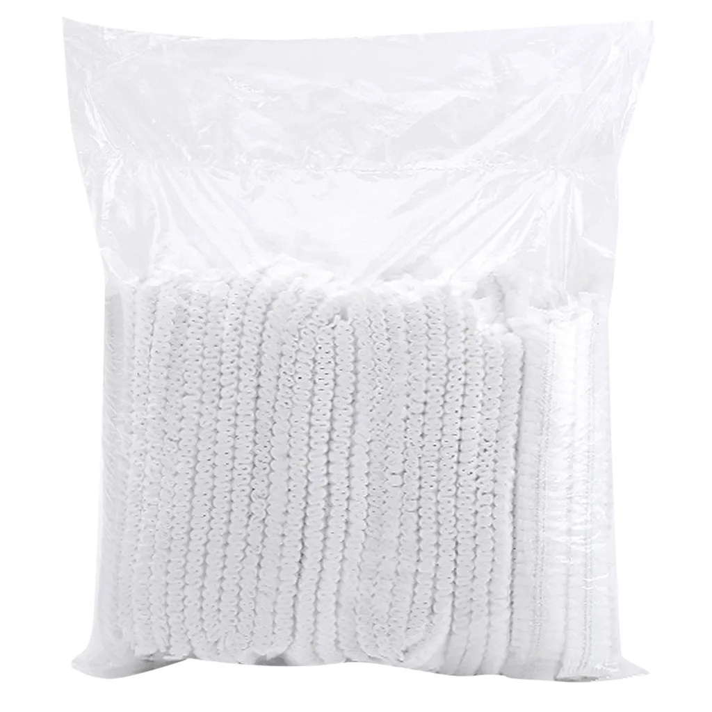 65 шт одноразовая шапка прозрачная маска для защиты от падения из нетканого