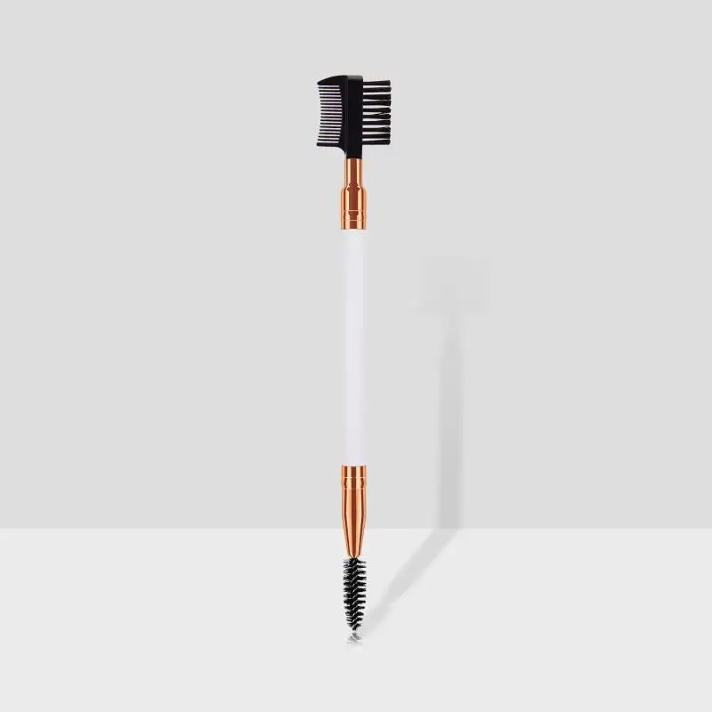 

Professional Portable Double Head Makeup Brush Nylon Fiber Eyebrow Brush Eyebrow Shaper Cosmetic Brush Cosmetics Accessories